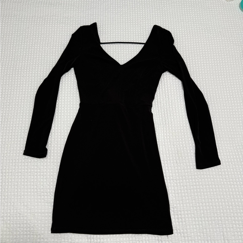 Crystal Doll Black Long Sleeve Dress - Size M - NWOT